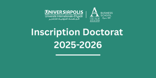APPEL À CANDIDATURES POUR L’INSCRIPTION EN DOCTORAT – ANNÉE UNIVERSITAIRE 2025 – 2026